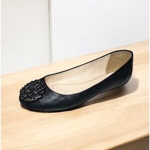 Y2K Coach Q638 Lauren Signature Op Art Ballet Flat Size 6.5B